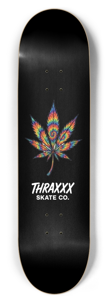 “Sweet Leaf” (Black) 8-1/2 Skateboard Deck