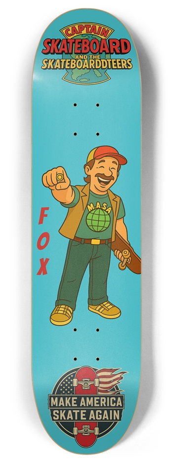 Masa Captain Skateboard Fox 8.0