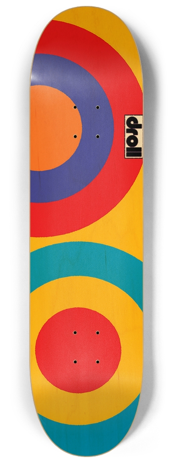 two circles VII 8-1/4 Skateboard Deck