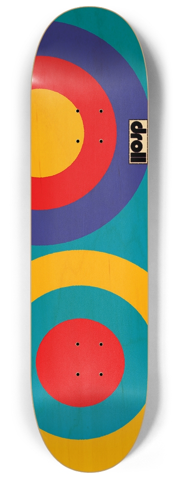 two circles VI 8-1/4 Skateboard Deck