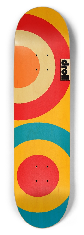 two circles IX 8-1/2 Skateboard Deck