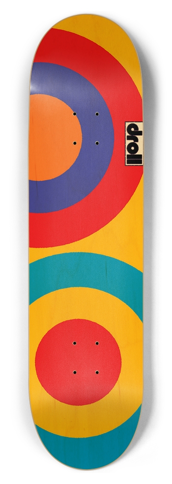 two circles VII 8-1/2 Skateboard Deck
