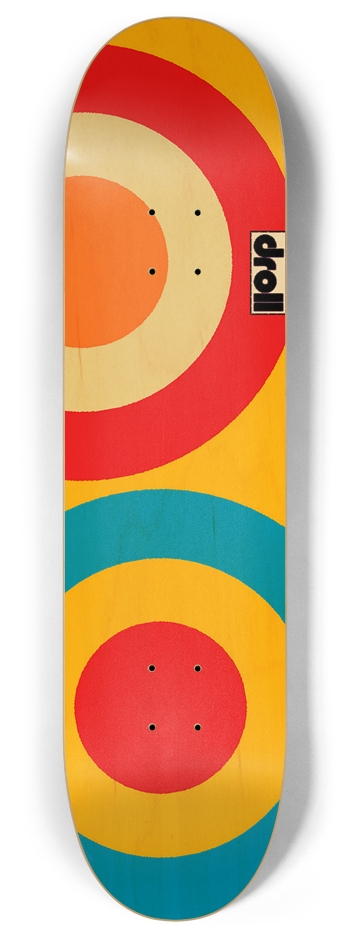 two circles IX 8 Inch Skateboard Deck