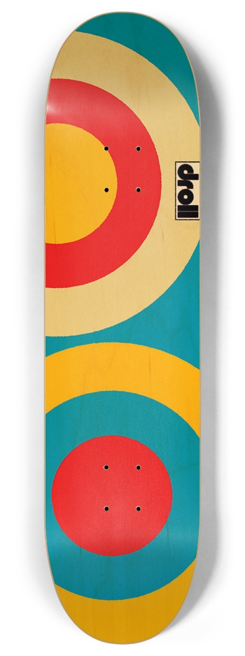 two circles VIII 8 Inch Skateboard Deck