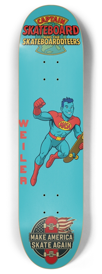 Masa Captain Skateboard 8 Inch Skateboard Deck