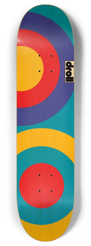 two circles VI 8 Inch Skateboard Deck