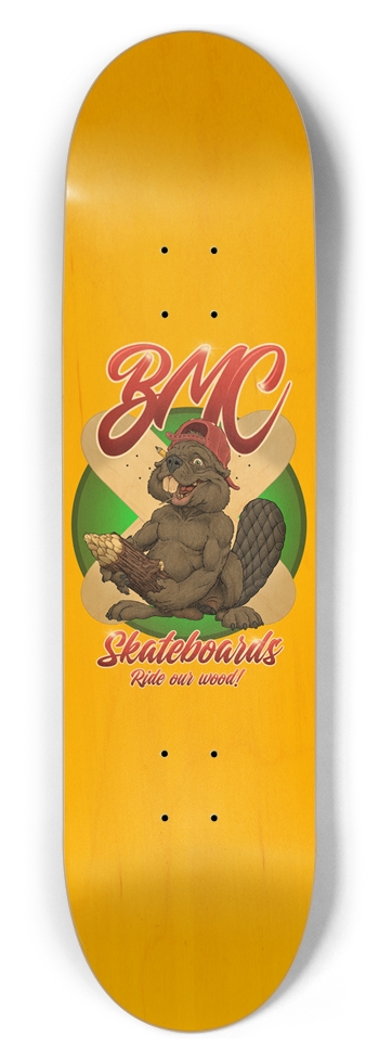 BMC - Ride our wood 8-1/2 Skateboard Deck