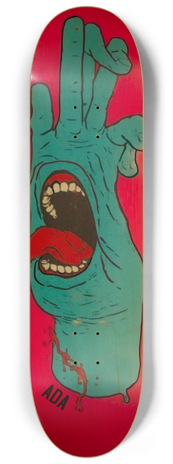 ADA SAVAGE MANSON 03 8-1/4 Skateboard Deck