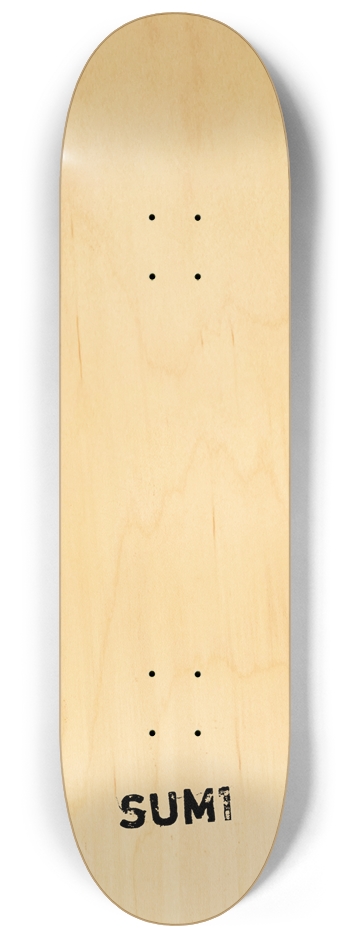 sum1sk8boards blank natural 8.25 popsicle skateboard 8-1/4 Skateboard Deck