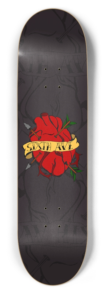 8.5 Tattoo Heart 2004 Deck