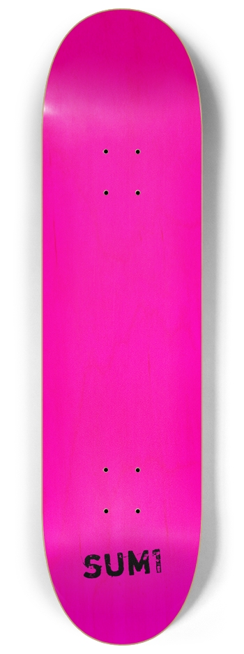 sum1sk8boards blank pink natural 8.25 popsicle skateboard 8-1/4 Skateboard Deck
