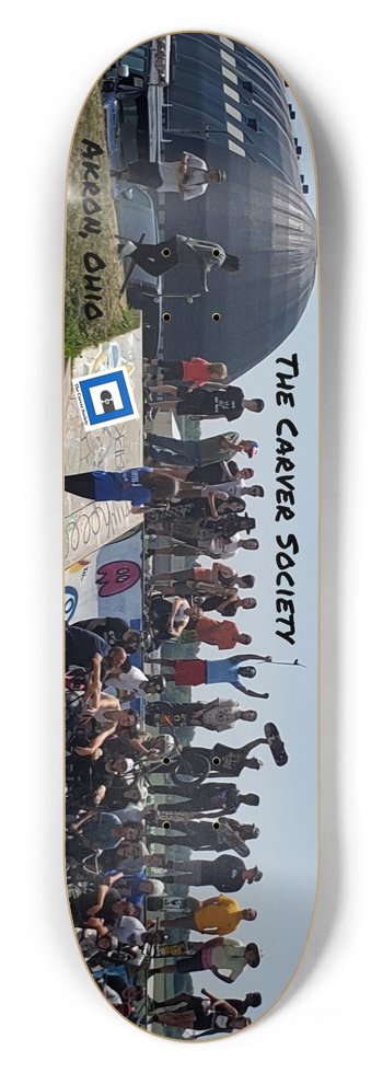 The Carver Society 8.5in x 32in Deck 8-1/2 Skateboard Deck