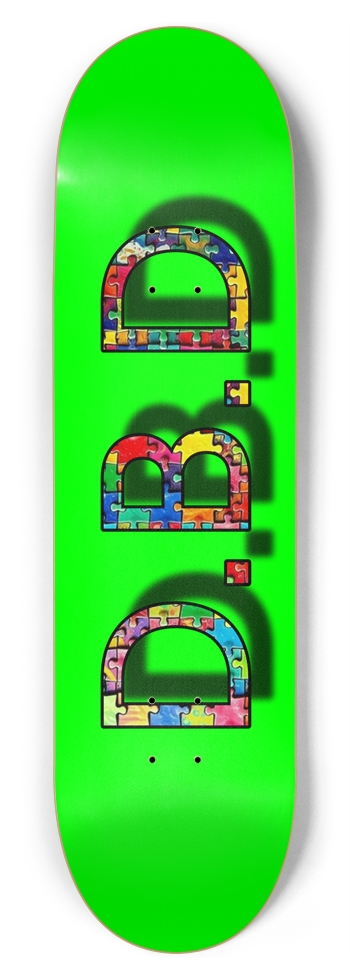 8.75 D.B.D LOGO deck 8-3/4 Inch Skateboard
