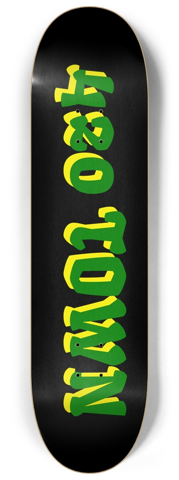 Roc Town “420 Town” 8-1/4 Skateboard Deck