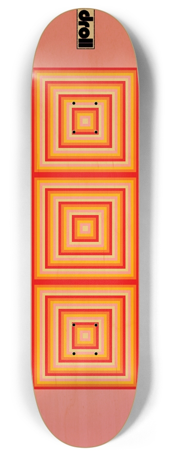 three squares VI 8 Inch Skateboard Deck