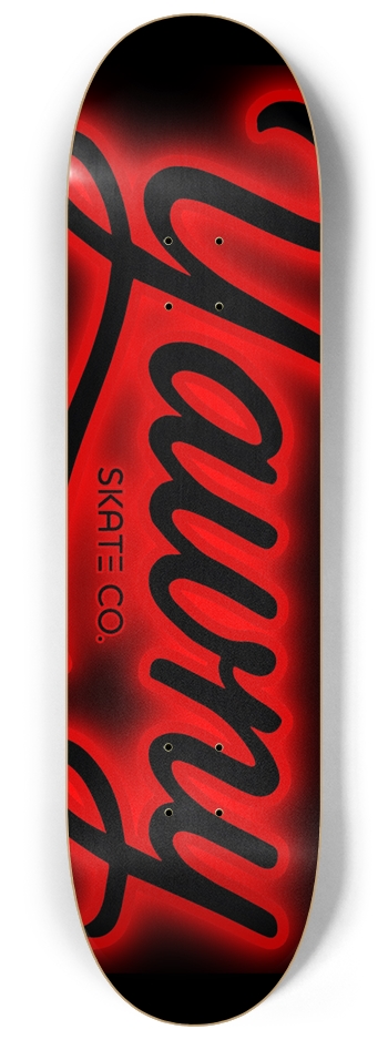 Neon Night (Red) 8-1/4 Skateboard Deck