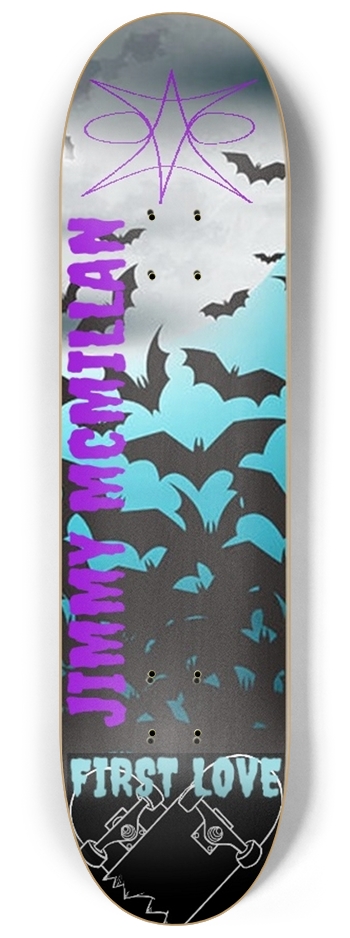 Jimmy Mcmillan Pro Model Batty 8.25 8-1/4 Skateboard Deck
