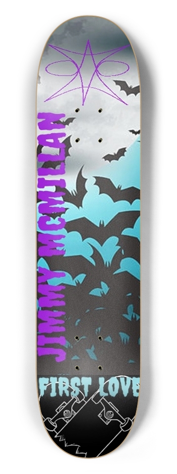 Jimmy Mcmillan Pro Model Batty 7.5 7-1/2 Skateboard Deck