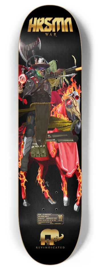 HRSMN — WAR 4-Year Anniversary 8 Inch Skateboard Deck