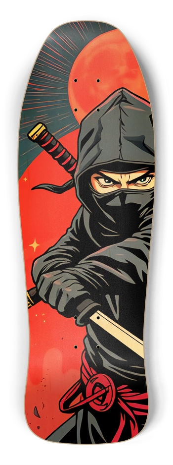 sum1sk8boards ninja old school shape skateboard