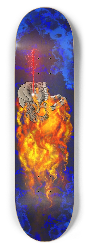Flaming Skull (2025) 8-1/2 Skateboard Deck