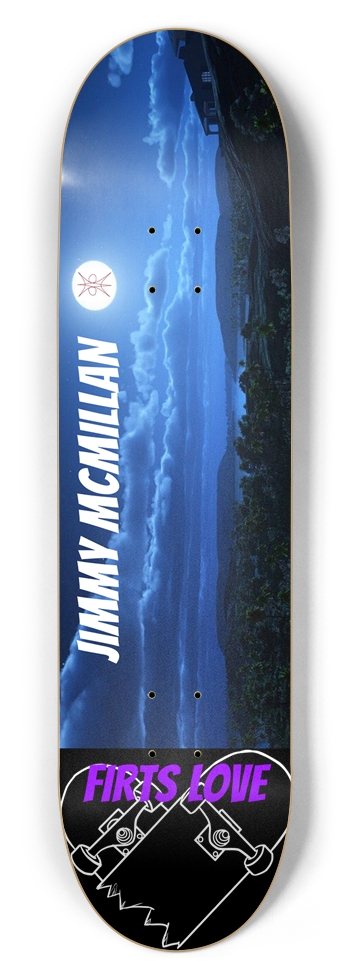 MOON LIGHT 8.5 8-1/2 Skateboard Deck