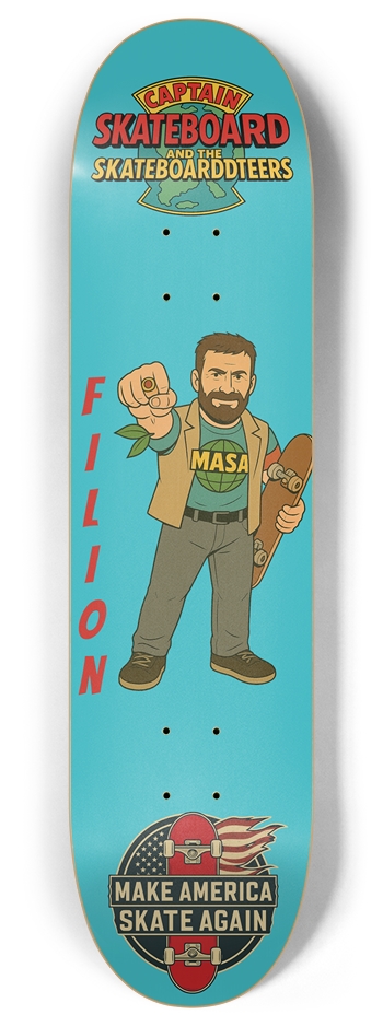 Masa Captain Skateboard Filion 8.0 8 Inch Skateboard Deck