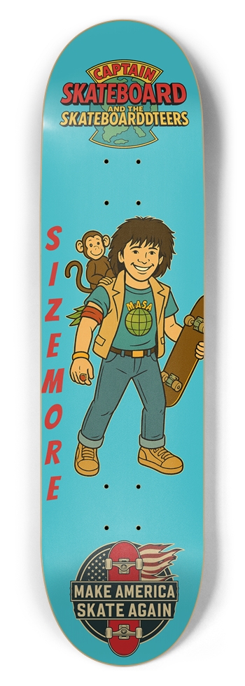 Masa Captain Skateboard Sizemore 8.5 8-1/2 Skateboard Deck