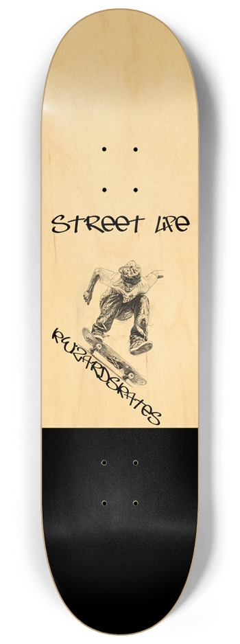 NEW SCHOOL STREET LIFE 8-1/4 Skateboard Deck