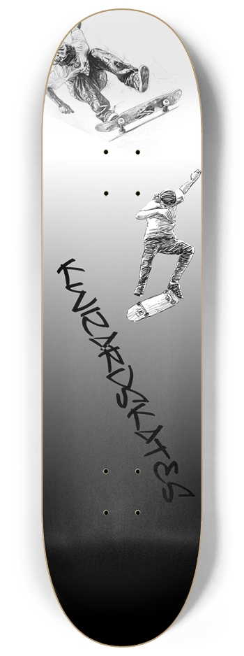 NEW SCHOOL SKATE LIFE 8-1/4 Skateboard Deck