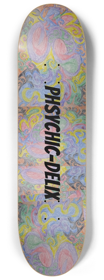 Phsychic-delix #4 8-1/4 Skateboard Deck
