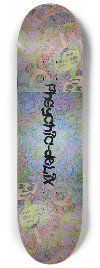 Phsychic-delix #16 8-1/4 Skateboard Deck