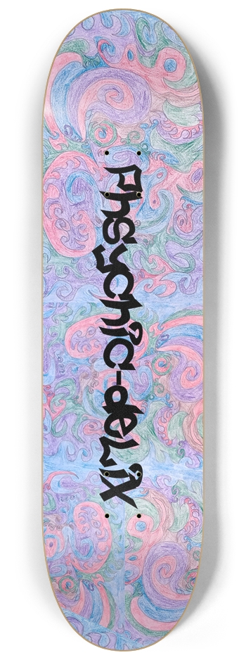 Phsychic-delix #18 8-1/4 Skateboard Deck