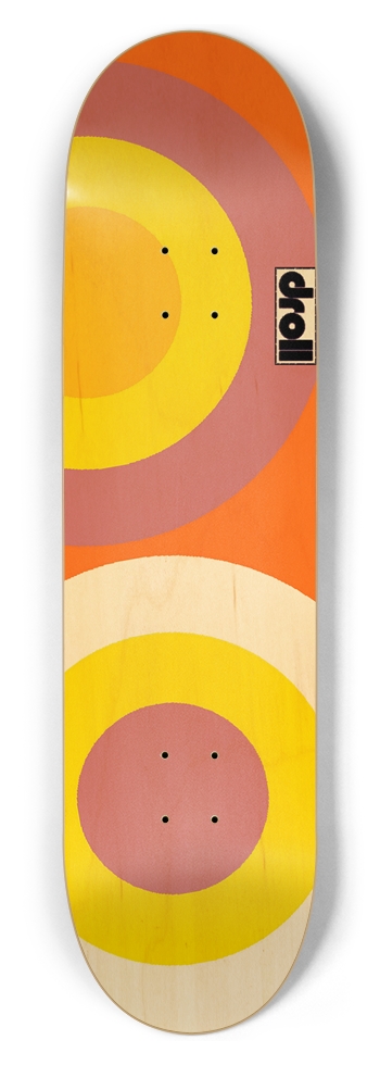 two circles XIII 8-1/2 Skateboard Deck