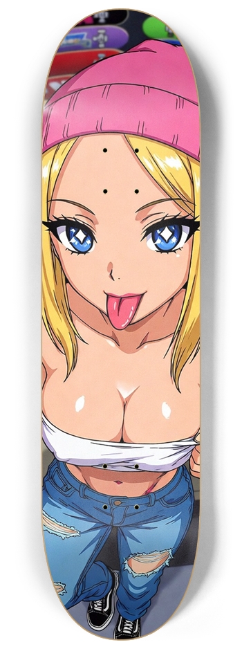 TITS - SHOP GIRL (SFW) SKATEBOARD DECK