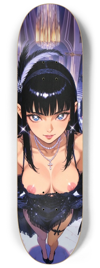 TITS - GATSBY GIRL (NSFW) SKATEBOARD DECK 8-1/4 Skateboard Deck