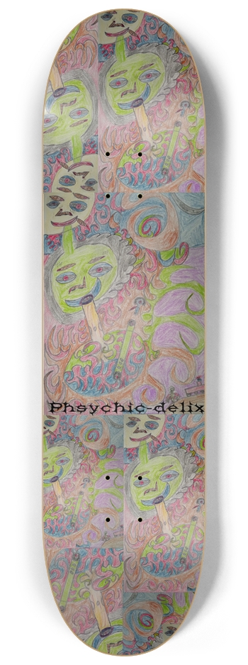 Phsychic-delix #28 8-1/4 Skateboard Deck
