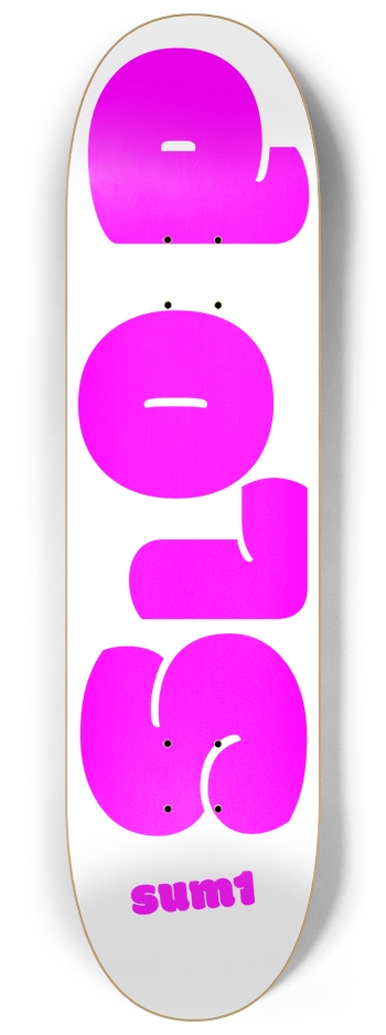 sum1sk8boards slop 8.25 popsicle skateboard 8-1/4 Skateboard Deck