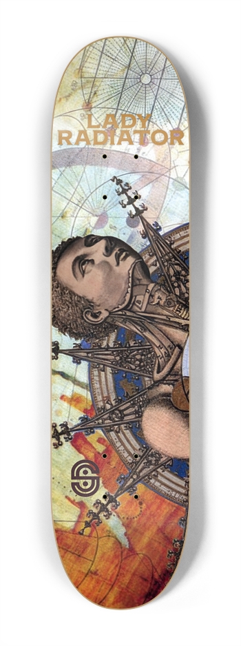 Lady Radiator x Space Gas 7.25" 7-1/4 Mini/Kid Skateboard