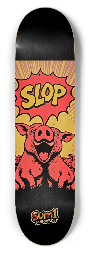 sum1sk8boards slop 8.5 popsicle skateboard  8-1/2 Skateboard Deck