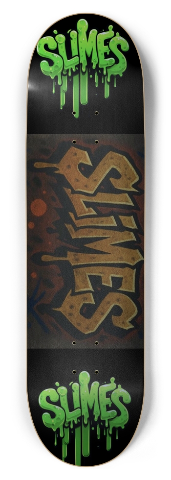Slimes Graffiti drip 8.75 8-3/4 Inch Skateboard