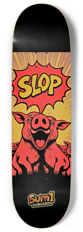 sum1sk8boards slop 9" popsicle skateboard 9 Inch Skateboard