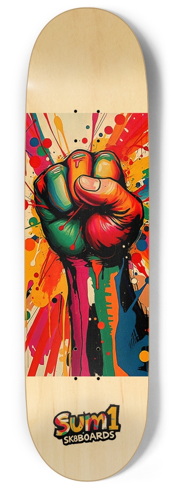 sum1sk8boards rise 9" popsicle skateboard 