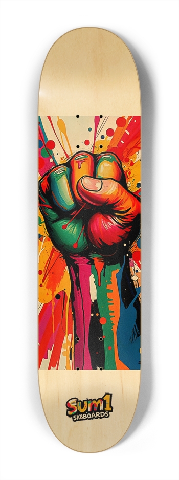 sum1sk8boards rise 7.25 popsicle skateboard  7-1/4 Mini/Kid Skateboard