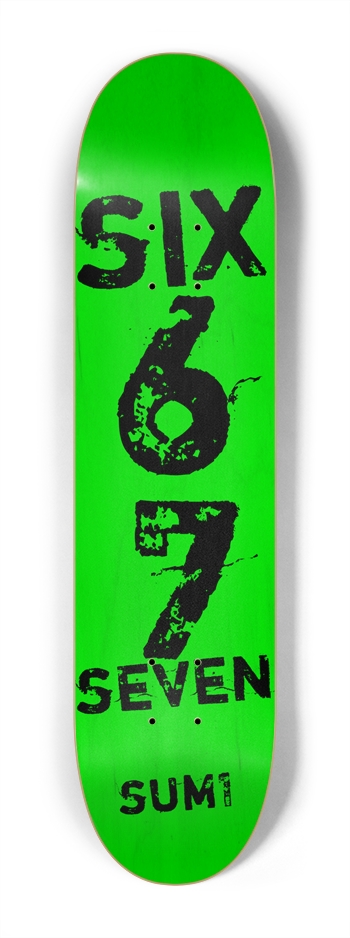 sum1sk8boards 6 7 six seven 7.25 popsicle skateboard