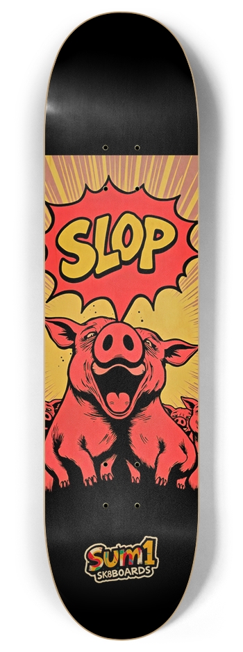 sum1sk8boards slop 8" popsicle skateboard 