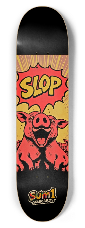 sum1sk8boards slop 7.75 popsicle skateboard 7-3/4 Skateboard Deck