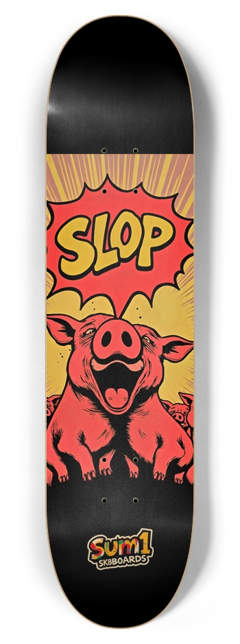 Sum1sk8boards slop 7.87 popsicle skateboard