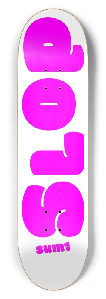 sum1sk8boards slop 8.5 popsicle skateboard  8-1/2 Skateboard Deck