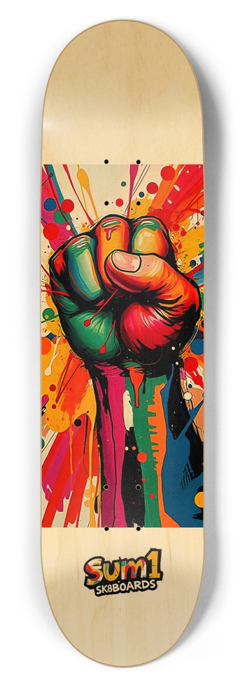 sum1sk8boards rise 8.5 popsicle skateboard  8-1/2 Skateboard Deck